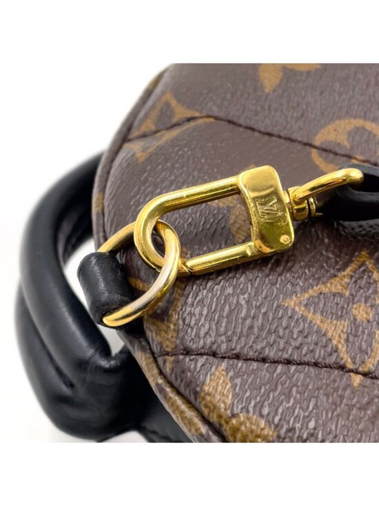 Louis Vuitton Palm Springs Backpack Mini Monogram Correspondence Leather Brown main image 2